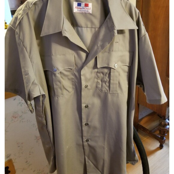 Flying Cross gray uniform shirts size 2xl 2 count - Picture 6 of 12